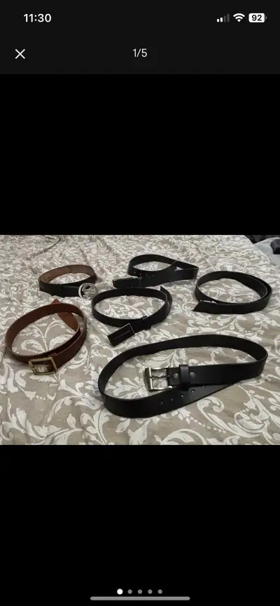 Designer Belts waist 30-32, View more