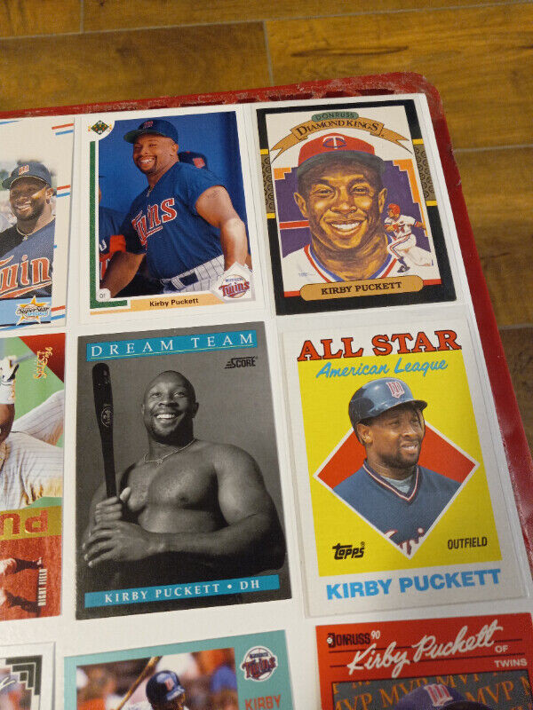 Vintage Baseball Cards Kirby Puckett HOF Twins Lot of 23 NM in Arts & Collectibles in Trenton - Image 2