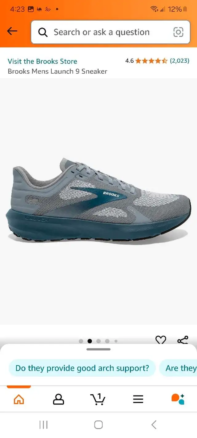 Men's sport Brooks launch 9 sneakers in Men's Shoes in Kitchener / Waterloo - Image 5