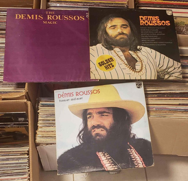 sell or trade for other LPs / All for $10 - Demis Roussos 3x Vin dans CD, DVD et Blu-ray  à Longueuil/Rive Sud