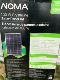 Panneau solaire NOMA 100w avec controlleur 30A