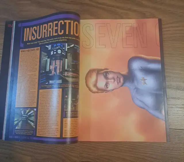 PC Gamer July 1999 Star Trek seven of nine poster in Magazines in Laval / North Shore - Image 6