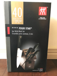 Henkel Four Star 6 pc Knife Block Set