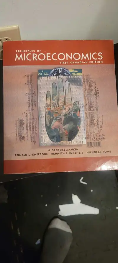 This is a used Principles of Microeconomics, First Canadian Edition textbook by Mankiw. This textboo...