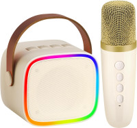 NEW: BONAOK Mini Bluetooth Karaoke Machine for Kids