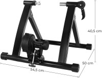 SONGMICS Magnetic Bike Trainer Stand with Noise Reduction Wheel,
