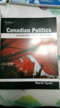 Canadian Politics by Rand Dyck and POG100 Coursepack