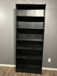 Black IKEA bookcase
