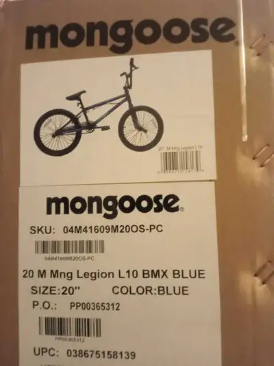 Mongoose Legion L10 BMX Blue, View more