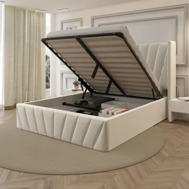 Never Used Storage _ Bed frame Nearest YOU in Beds & Mattresses in Peterborough - Image 5
