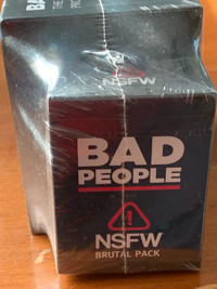 Bad people board game and NSFW new still sealed $60