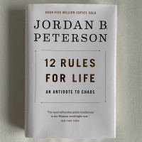 12 Rules for Life: An Antidote to Chaos Hardcover Book (NEW)