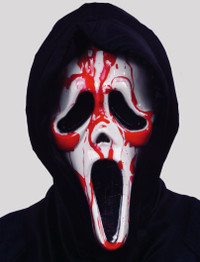 Scream Ghost Face Bleeding Mask with Hood 