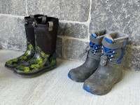Boy’s winter boots size 6 & 3