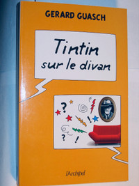 Tintin  "Tintin sur le divan" de Gerard Guasch