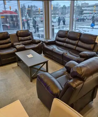 Brand New recliner set for sale near me , View more
