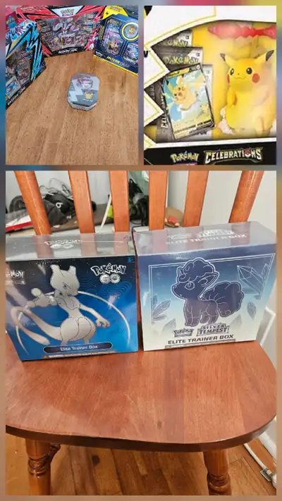 Pokémon TCG 7 Sealed Items: Silver Tempest ETB, Pokémon GO ETB, View more