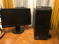 Tour lenovo et 1 ecran 22 pouces