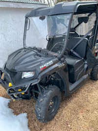 Tracker 500 Side by Side ATV with Snow Shovel