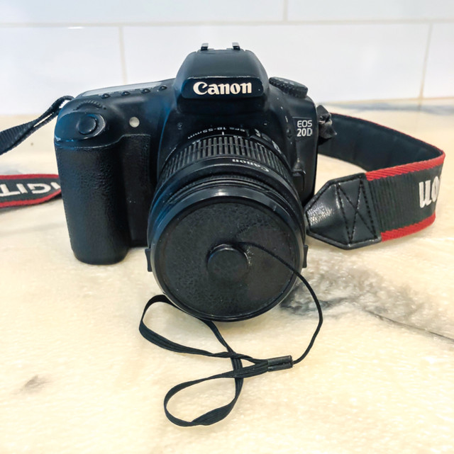 Canon EOS 20D DSLR Camera with EF-S 18-55mm f/3.5-5.6 Lens in General Electronics in Hamilton