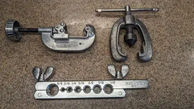 Mastercraft flaring tool#58-5014, general #120 tube cutter, View more