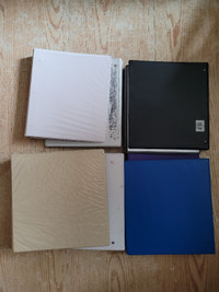 1" to 5" 3 Ring Binders Various Size and Colour For Sale