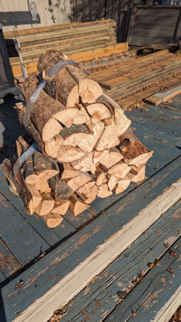 LARGE bundles firewood with kindling, Oak, Ash, Poplar, Maple