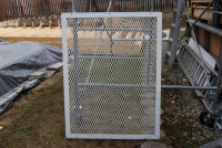 Steel meshed window security cover for sale.