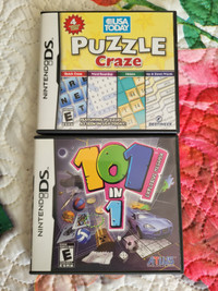 PUZZLE CRAZE / 101 in 1 MEGAMIX  Nintendo DS Games
