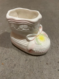 Ceramic baby bootie 