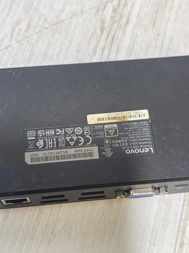 Lenovo Thinkpad Dock454687486860994562