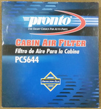 Pronto PC5644 Cabin Air filter