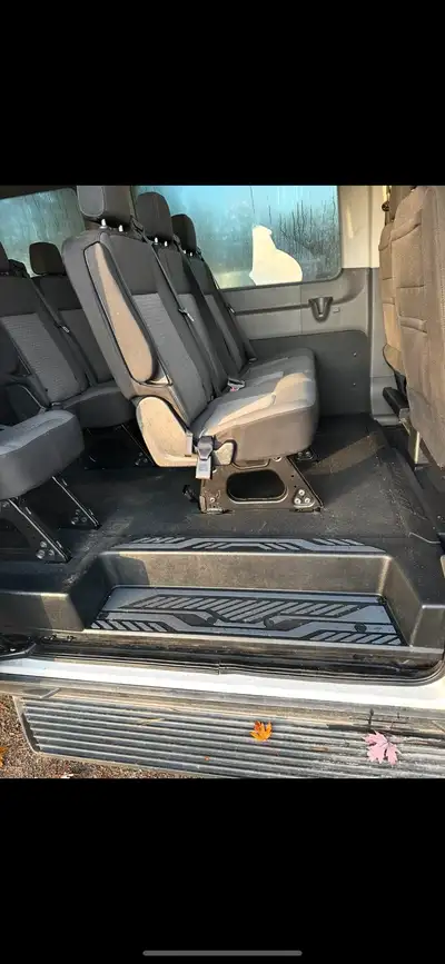 Hi, Selling the passenger seats out of a 15 passenger extended 2020 ford transit. There are 13 seats...