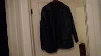 leather jacket/manteau cuir