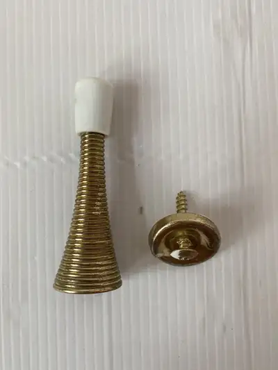 Door Stopper. 3” Long. Brass Colour. 18pcs. $1 each. , View more