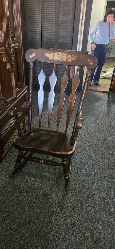antique rocking chair, View more