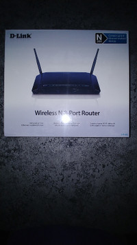 New D-Link 8-Port Wireless Router