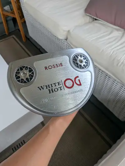 Odyssey Rossie White Hot OG Putter with Stroke Lab Shaft, View more