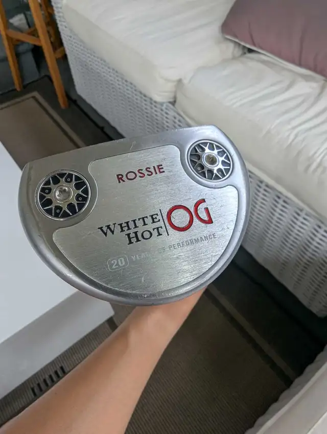 Odyssey Rossie White Hot OG Putter with Stroke Lab Shaft in Golf in Markham / York Region - Image 2