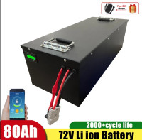 72V 80Ah Li ion Lithium Battery Electric Forklift Boat Golf Cart