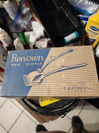 Vintage Hairclipper Renown Eaton's with Accessories!