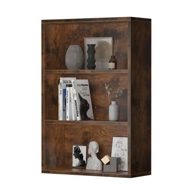 MIN WIN 3 Tier Bookcase Open Bookshelf with Storage in Bookcases & Shelving Units in City of Toronto - Image 2