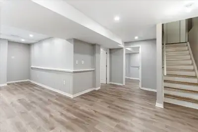 2 Bedroom basement apartment with 1 bathroom, brand new flooring, brand new paint, baseboards and ve...