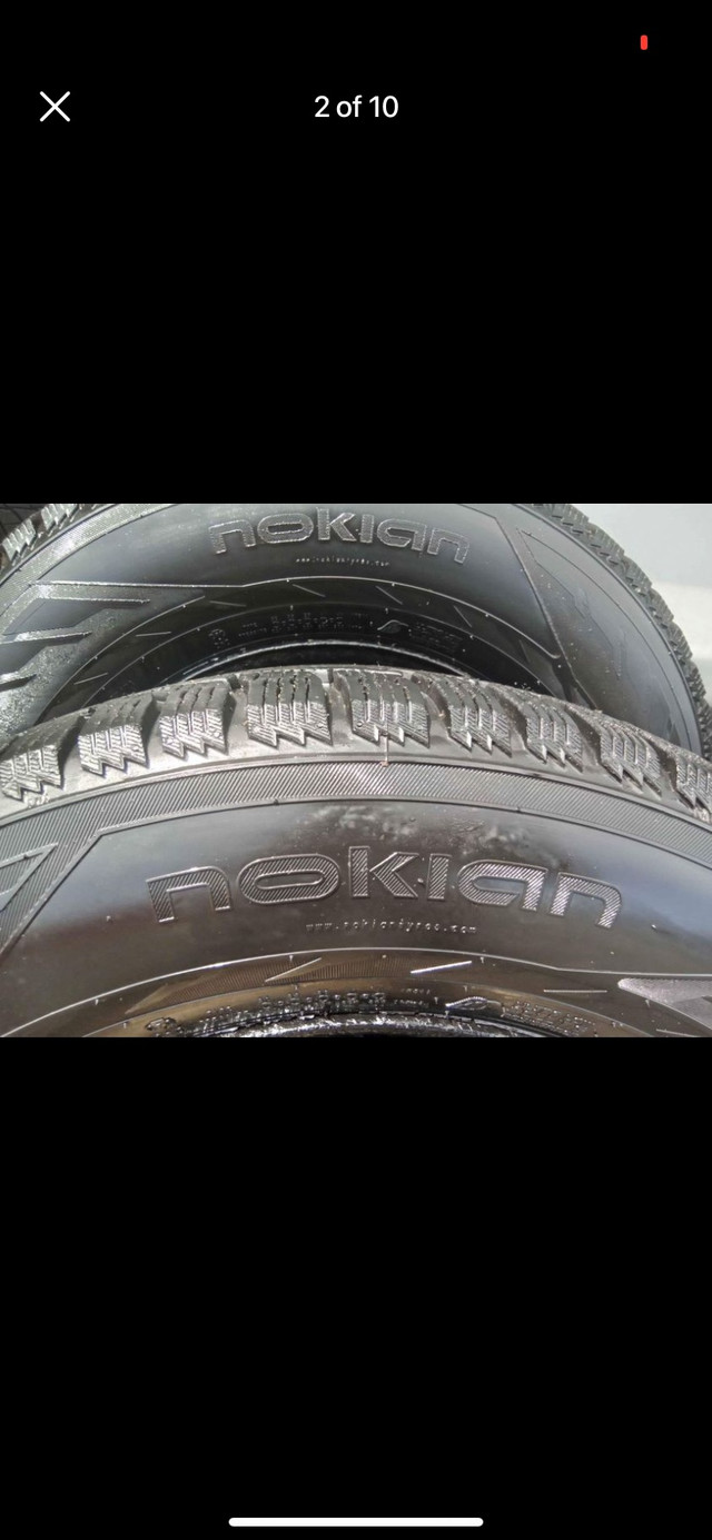 Set of 4 NOKIAN winter tires with rims(225 70 16) pattern (5×114 in Tires & Rims in Oakville / Halton Region - Image 3