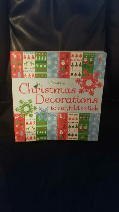 New Usborne book - Christmas decorations to cut, fold & stick, View more