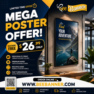 Custom Poster Printing | Full Color Posters | Large Format Print, View more