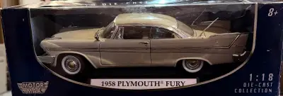 Motor Max 1:18 Scale 1958 Plymouth Fury, View more
