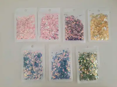Assorted Glitter Sequins , View more