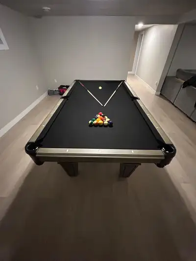Brand New in stock We deliver and install! 1” slate! No MDF! High quality and luxury billiard tables...