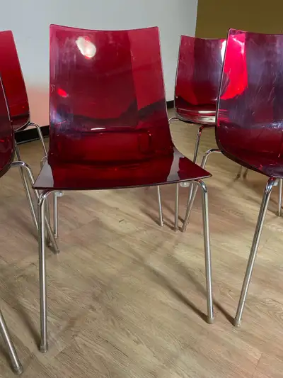 Lot of 8 Commercial Grade Restaurant Chairs We are downsizing one of our areas and getting some new...